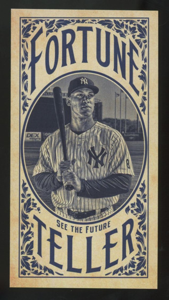 2017 Topps Gypsy Queen Aaron Judge RC Fortune Teller Mini #FT-AJ