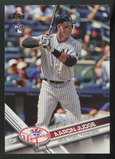 2017 Topps Update Aaron Judge RC Debut #US99 "A"
