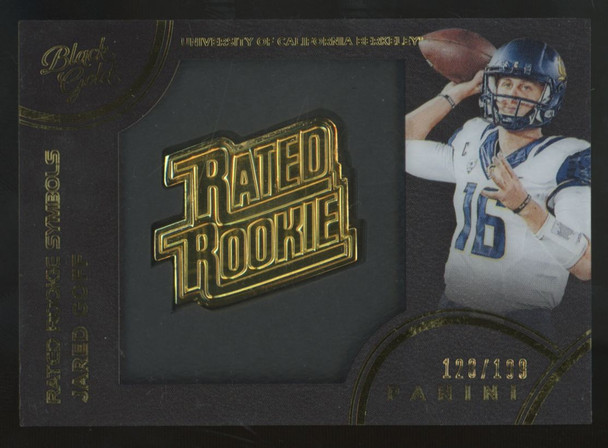 2016 Panini Black Gold Jared Goff RC Rated Rookie Symbols /199 #29