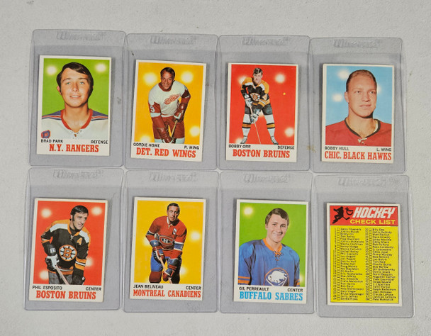 1970-71 Topps Hockey Complete Set EX-MT