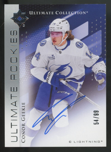 2024-25 Upper Deck Ultimate Conor Geekie RC Auto /99 #192