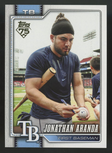 2026 Topps Series One Jonathan Aranda Golden Mirror Variation #326