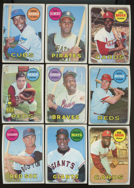 1969 Topps Baseball Complete Set (664) VG-EX w/ Wax Wrapper
