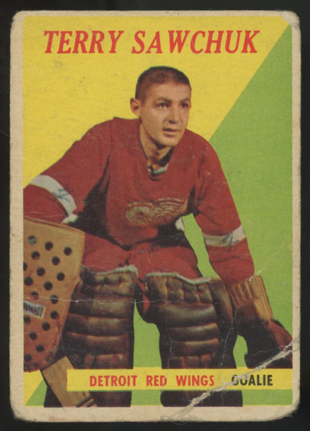 1958-59 Topps Terry Sawchuk #2 Poor