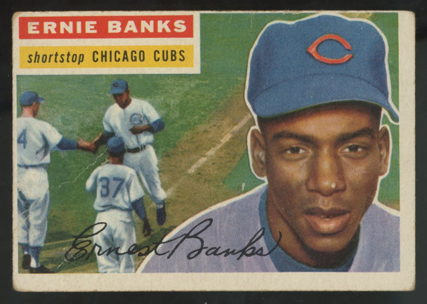 1956 Topps Ernie Banks #15 F/G (Crease)
