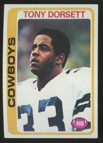 1978 Topps Tony Dorsett RC #315 EX "A"