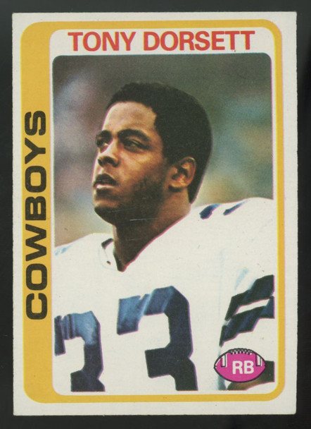 1978 Topps Tony Dorsett RC #315 EX
