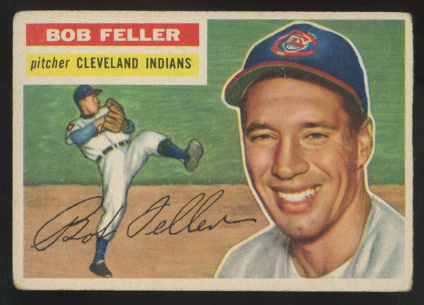 1956 Topps Bob Feller #200 VG