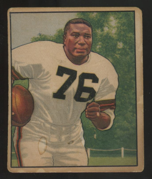 1950 Bowman Marion Motley RC #43 Poor