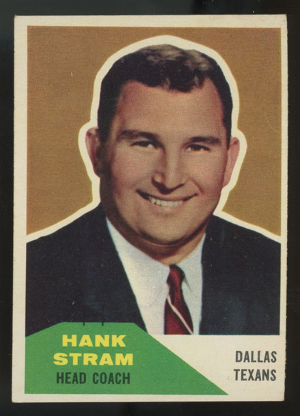 1960 Fleer Hank Stram #116 EX