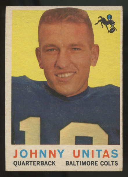 1959 Topps Johnny Unitas #1 VG
