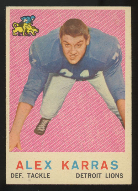 1959 Topps Alex Karras RC #103 VG/EX