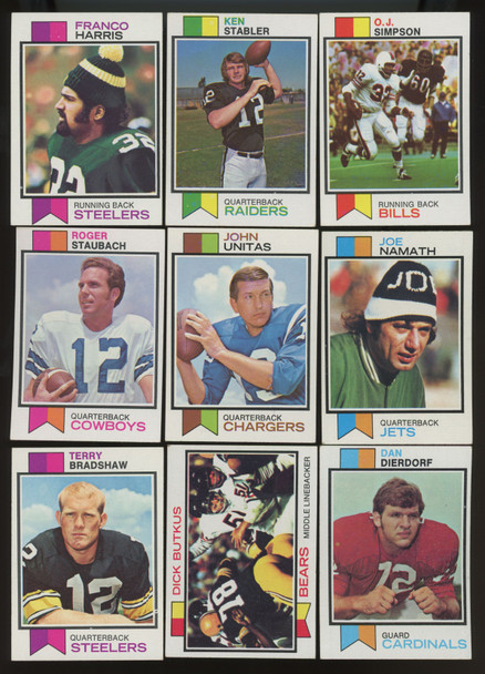 1973 Topps Football Complete Set (528) EX w/ Wax Wrapper & Team CL Variations