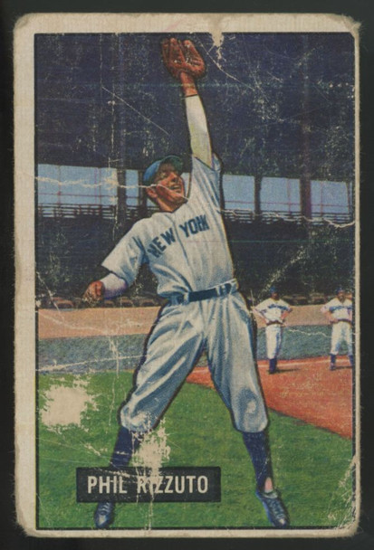 1951 Bowman Phil Rizzuto Picture Card #26 Poor "A"