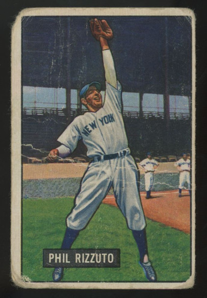 1951 Bowman Phil Rizzuto Picture Card #26 Poor