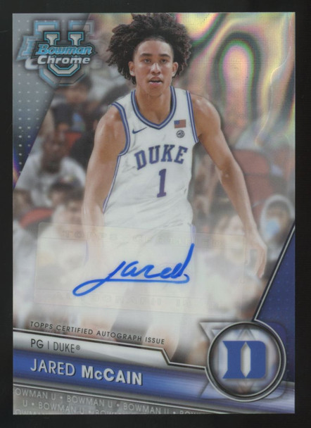 2023-24 Bowman U Jared McCain Chrome Prospect Lava Auto /199 #BCPA-JM