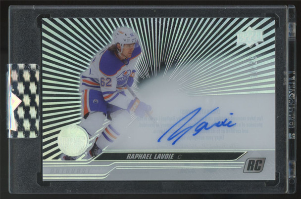 2023-24 Upper Deck Clear Cut Raphael Lavoie RC Auto /25 #CC-RL