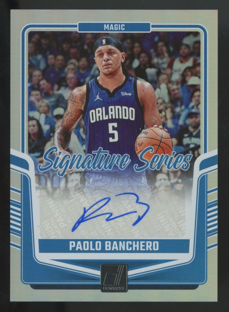 2024-25 Panini Donruss Paolo Banchero Signature Series Auto #SS-OLO