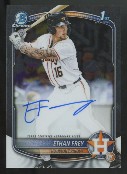 2025 Bowman Draft Ethan Frey 1st Chrome Prospect Auto #CPA-EF