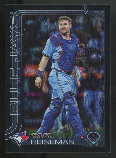 2025 Topps Update Tyler Heineman Black Holo Foil /10 #US91