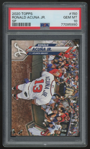 2020 Topps Series One Ronald Acuna Jr. SP #150 PSA 10