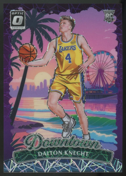 2024-25 Donruss Optic Dalton Knecht RC Downtown SSP #25
