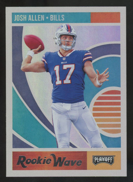2018 Panini Playoff Josh Allen RC Rookie Wave #4