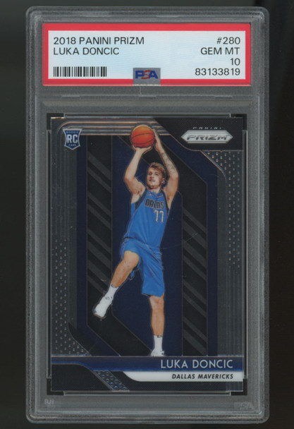 2018/19 Panini Prizm Luka Doncic RC #280 PSA 10