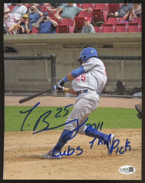 Javier Javy Baez Signed Autographed Inscribed 8x10 Photo JSA *914