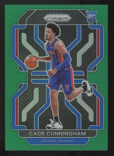 2021-22 Panini Prizm Cade Cunningham RC Green #282