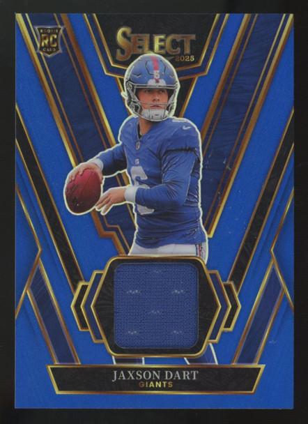 2025 Panini Select Jaxson Dart RC Blue Patch #RSW-JDT