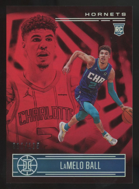 2020-21 Panini Illusions LaMelo Ball RC Ruby /125 #151
