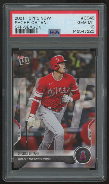 2021 Topps Now Shohei Ohtani Off-Season #OS-40 PSA 10 *220