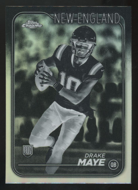 2024 Topps Chrome Drake Maye RC Negative Refractor #203