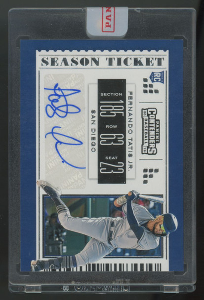 2019 Panini Contenders Fernando Tatis Jr. RC Season Ticket Auto #4