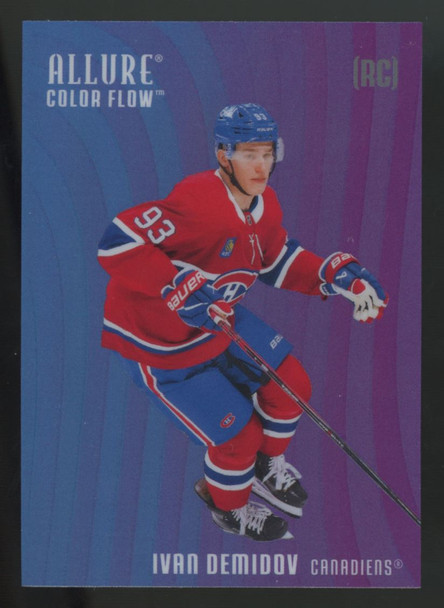 2025-26 Upper Deck Allure Ivan Demidov RC Blue-Purple Color Flow #CF-22