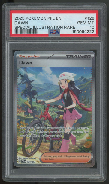 2025 Pokemon Dawn Phantasmal Flames SIR #129 PSA 10