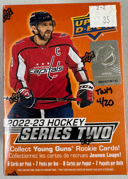 2022/23 Upper Deck Series 2 Hockey Blaster Box