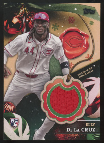 2024 Topps Holiday Mega Elly De La Cruz RC Patch #RC-ED