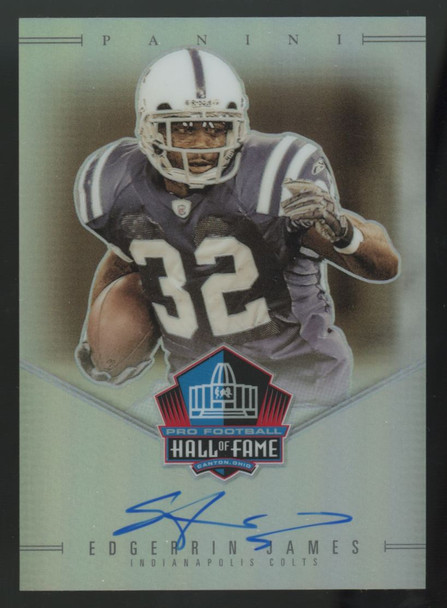 2024 Panini Edgerrin James Hall Of Fame Auto /50 #HOF-EJS