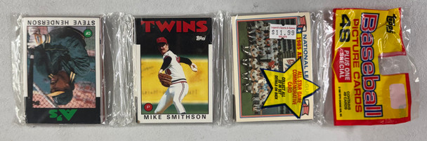 1986 Topps Baseball Rack Pack