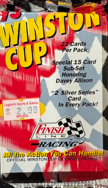 1993 Finish Line Winston Cup Racing Pack (23 Cards)