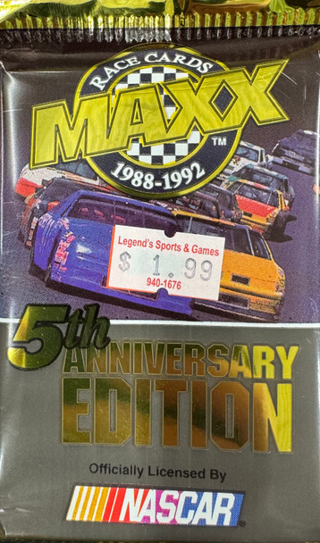 1992 Maxx 5th Annivesary Nascar Racing Pack