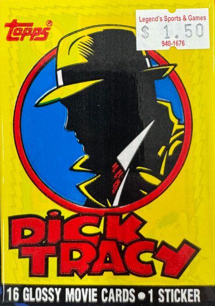 1990 Topps Dick Tracy Movie Cards Pack