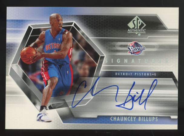 2004-05 Upper Deck SP Authentic Chauncey Billups Auto #SP-CH