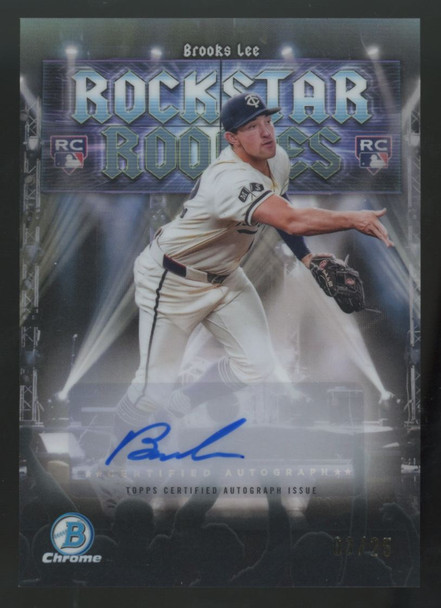 2025 Bowman Brooks Lee RC Rockstar Rookies Auto /25 #RRA-BL
