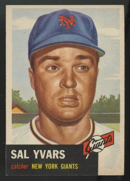 1953 Topps Sal Yvars #11 NM