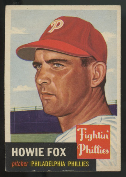 1953 Topps Howie Fox #22 EX