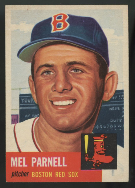1953 Topps Mel Parnell #19 EX/MT