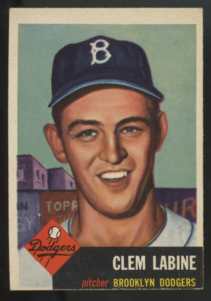 1953 Topps Clem Labine #14 VG